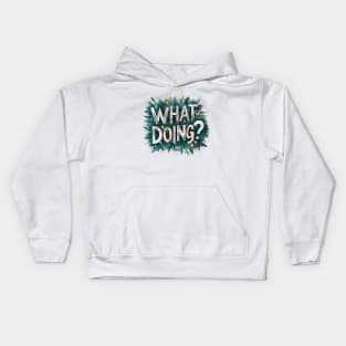 Jeffy What Doing? Kids Hoodie